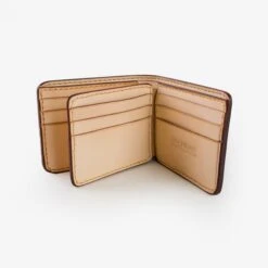 Slimline Small Shell Cordovan Wallet - Oxblood