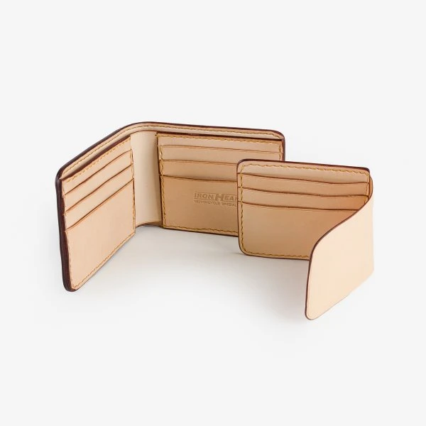 Slimline Small Shell Cordovan Wallet - Oxblood 7 Slimline Small Shell Cordovan Wallet - Oxblood - Image 5