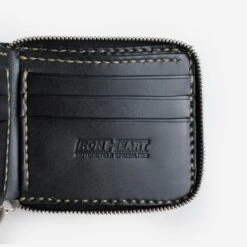 Zip-Secured Shell Cordovan Wallet - Green -Denim Clothing-Iron Heart International IHG 090 GRN 2