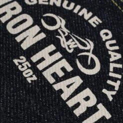 25oz Selvedge Denim Zip-Up Pouch -Denim Clothing-Iron Heart International IHG 093 2