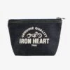 14oz Selvedge Denim Zip-Up Pouch 2 14oz Selvedge Denim Zip-Up Pouch -Denim Clothing-Iron Heart International IHG 108