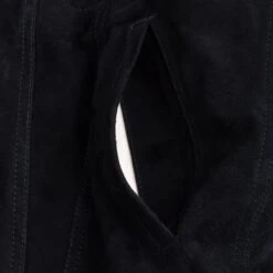 Sheepskin Modified Type III Jacket - Black -Denim Clothing-Iron Heart International IHJ 125 BLK 13