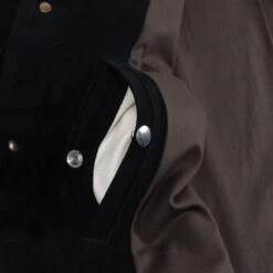 Sheepskin Modified Type III Jacket - Black -Denim Clothing-Iron Heart International IHJ 125 BLK 14