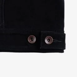 Sheepskin Modified Type III Jacket - Black -Denim Clothing-Iron Heart International IHJ 125 BLK 15