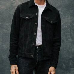 Sheepskin Modified Type III Jacket - Black -Denim Clothing-Iron Heart International IHJ 125 BLK 2