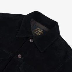 Sheepskin Modified Type III Jacket - Black -Denim Clothing-Iron Heart International IHJ 125 BLK 5