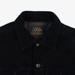 Sheepskin Modified Type III Jacket - Black -Denim Clothing-Iron Heart International IHJ 125 BLK 6