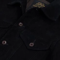 Sheepskin Modified Type III Jacket - Black -Denim Clothing-Iron Heart International IHJ 125 BLK 8