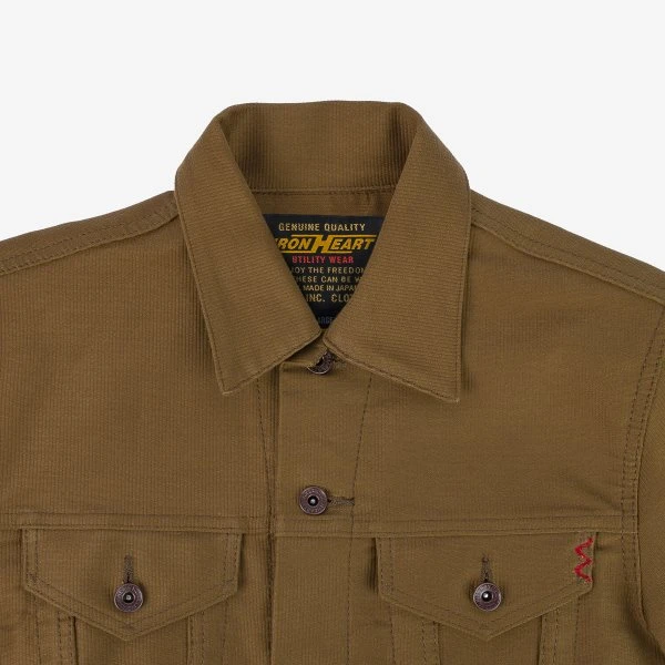 12oz Whipcord Type III Jacket - Khaki 9 12oz Whipcord Type III Jacket - Khaki - Image 7