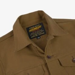 12oz Whipcord Type III Jacket - Khaki 21 12oz Whipcord Type III Jacket - Khaki -Denim Clothing-Iron Heart International IHJ 126 KHA 7