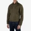 12oz Whipcord Type III Jacket - Olive Drab Green -Denim Clothing-Iron Heart International IHJ 126 ODG