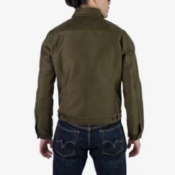 12oz Whipcord Type III Jacket - Olive Drab Green 16 12oz Whipcord Type III Jacket - Olive Drab Green -Denim Clothing-Iron Heart International IHJ 126 ODG 2