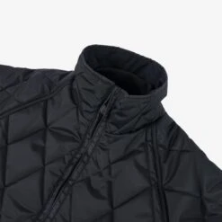 Primaloft® Quilted Rider's Jacket - Black -Denim Clothing-Iron Heart International IHJ 127 BLK 5