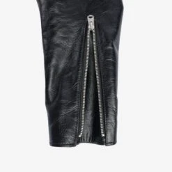 Japanese Horsehide Double Motorcycle Jacket - Black -Denim Clothing-Iron Heart International IHJ 128 BLK 15