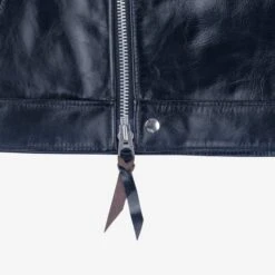 Japanese Horsehide Double Motorcycle Jacket - Black -Denim Clothing-Iron Heart International IHJ 128 BLK 16