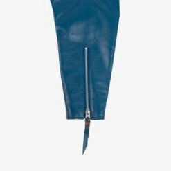 Japanese Horsehide Double Motorcycle Jacket - Blue 30 Japanese Horsehide Double Motorcycle Jacket - Blue -Denim Clothing-Iron Heart International IHJ 128 BLU 12