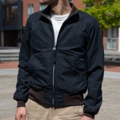 Reversible Tanker Jacket - Black -Denim Clothing-Iron Heart International IHJ 130 BLK NP 2