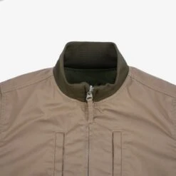 Reversible Tanker Jacket - Olive -Denim Clothing-Iron Heart International IHJ 130 OLV NP 14
