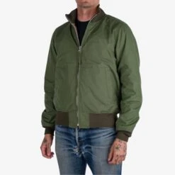 Reversible Tanker Jacket - Olive