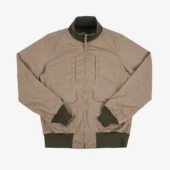Reversible Tanker Jacket - Olive -Denim Clothing-Iron Heart International IHJ 130 OLV NP 9