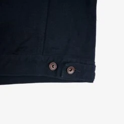 14oz Selvedge Modified Type III Jacket - Superblack -Denim Clothing-Iron Heart International IHJ 132 BLK 12