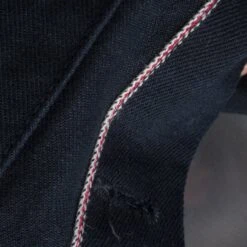 14oz Selvedge Modified Type III Jacket - Superblack -Denim Clothing-Iron Heart International IHJ 132 BLK 13