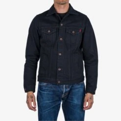 14oz Selvedge Modified Type III Jacket - Superblack