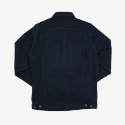 14oz Selvedge Modified Type III Jacket - Superblack -Denim Clothing-Iron Heart International IHJ 132 BLK 3
