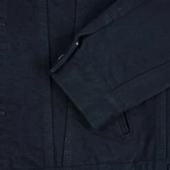 14oz Selvedge Modified Type III Jacket - Superblack -Denim Clothing-Iron Heart International IHJ 132 BLK 7