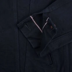 14oz Selvedge Modified Type III Jacket - Superblack -Denim Clothing-Iron Heart International IHJ 132 BLK 8