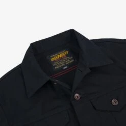 10oz TC Duck Modified Type III Jacket - Black 19 10oz TC Duck Modified Type III Jacket - Black -Denim Clothing-Iron Heart International IHJ 133 BLK 5