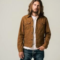 10oz TC Duck Modified Type III Jacket - Brown -Denim Clothing-Iron Heart International IHJ 133 BRN 2