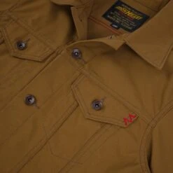 10oz TC Duck Modified Type III Jacket - Brown -Denim Clothing-Iron Heart International IHJ 133 BRN 7