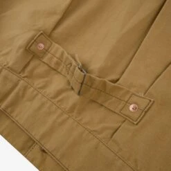 9oz Paraffin Coated OX Type II Jacket - Mustard -Denim Clothing-Iron Heart International IHJ 134 MUS 10