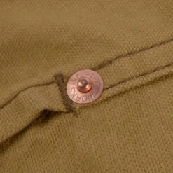 9oz Paraffin Coated OX Type II Jacket - Mustard -Denim Clothing-Iron Heart International IHJ 134 MUS 11