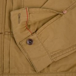 9oz Paraffin Coated OX Type II Jacket - Mustard -Denim Clothing-Iron Heart International IHJ 134 MUS 9