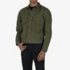 9oz Paraffin Coated OX Type II Jacket - Olive Drab Green -Denim Clothing-Iron Heart International IHJ 134 ODG