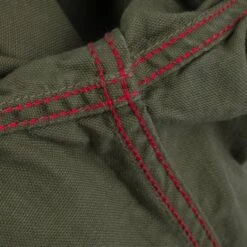 9oz Paraffin Coated OX Type II Jacket - Olive Drab Green -Denim Clothing-Iron Heart International IHJ 134 ODG 13