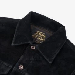 Split Steer Modified Type III Jacket - Black 19 Split Steer Modified Type III Jacket - Black -Denim Clothing-Iron Heart International IHJ 49 BLK 4