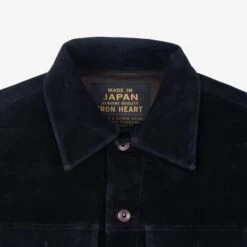 Split Steer Modified Type III Jacket - Black 20 Split Steer Modified Type III Jacket - Black -Denim Clothing-Iron Heart International IHJ 49 BLK 5