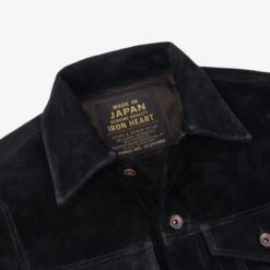 Split Steer Modified Type III Jacket - Black 21 Split Steer Modified Type III Jacket - Black -Denim Clothing-Iron Heart International IHJ 49 BLK 6