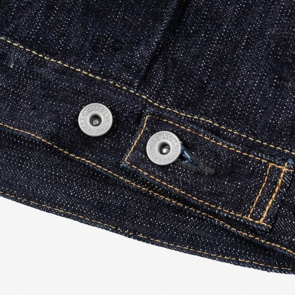 16oz Slubby Selvedge Denim Type II Jacket - Indigo 16 16oz Slubby Selvedge Denim Type II Jacket - Indigo - Image 14