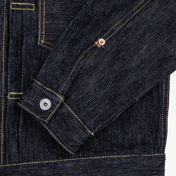 16oz Slubby Selvedge Denim Type II Jacket - Indigo 8 16oz Slubby Selvedge Denim Type II Jacket - Indigo - Image 6