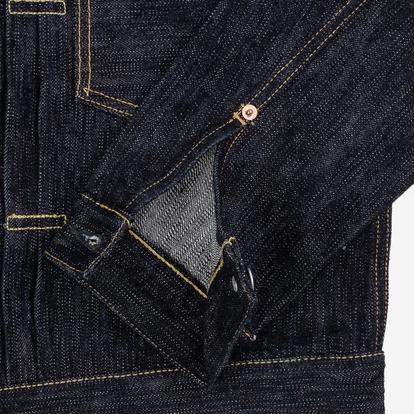 16oz Slubby Selvedge Denim Type II Jacket - Indigo 9 16oz Slubby Selvedge Denim Type II Jacket - Indigo - Image 7