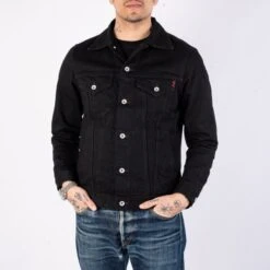 14oz Selvedge Denim Modified Type III Jacket - Black/Black