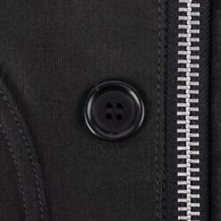 Whipcord N1 Deck Jacket - Black -Denim Clothing-Iron Heart International IHM 35 BLK 12