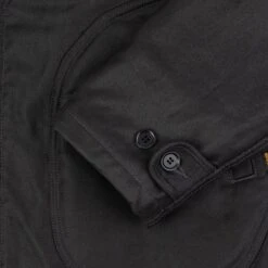 Whipcord N1 Deck Jacket - Black -Denim Clothing-Iron Heart International IHM 35 BLK 6