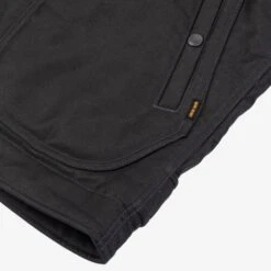 Whipcord N1 Deck Jacket - Black -Denim Clothing-Iron Heart International IHM 35 BLK 8