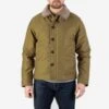 Whipcord N1 Deck Jacket - Khaki -Denim Clothing-Iron Heart International IHM 35 KHA