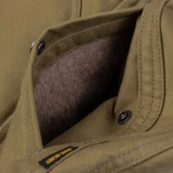 Whipcord N1 Deck Jacket - Khaki 31 Whipcord N1 Deck Jacket - Khaki -Denim Clothing-Iron Heart International IHM 35 KHA 12